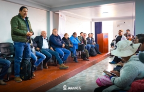 Municipalidad De San Román Y MVCS realizan Reunión Informativa y Visita Técnica previo Inicio De La Etapa II del PIAA